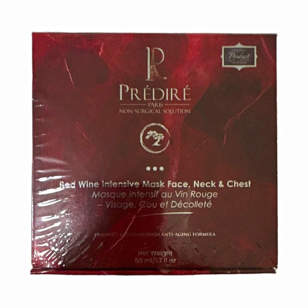 Prédiré Paris Red Wine Anti-Aging Intensive Mask Face/Neck MSRP: $950 NEW SEALED